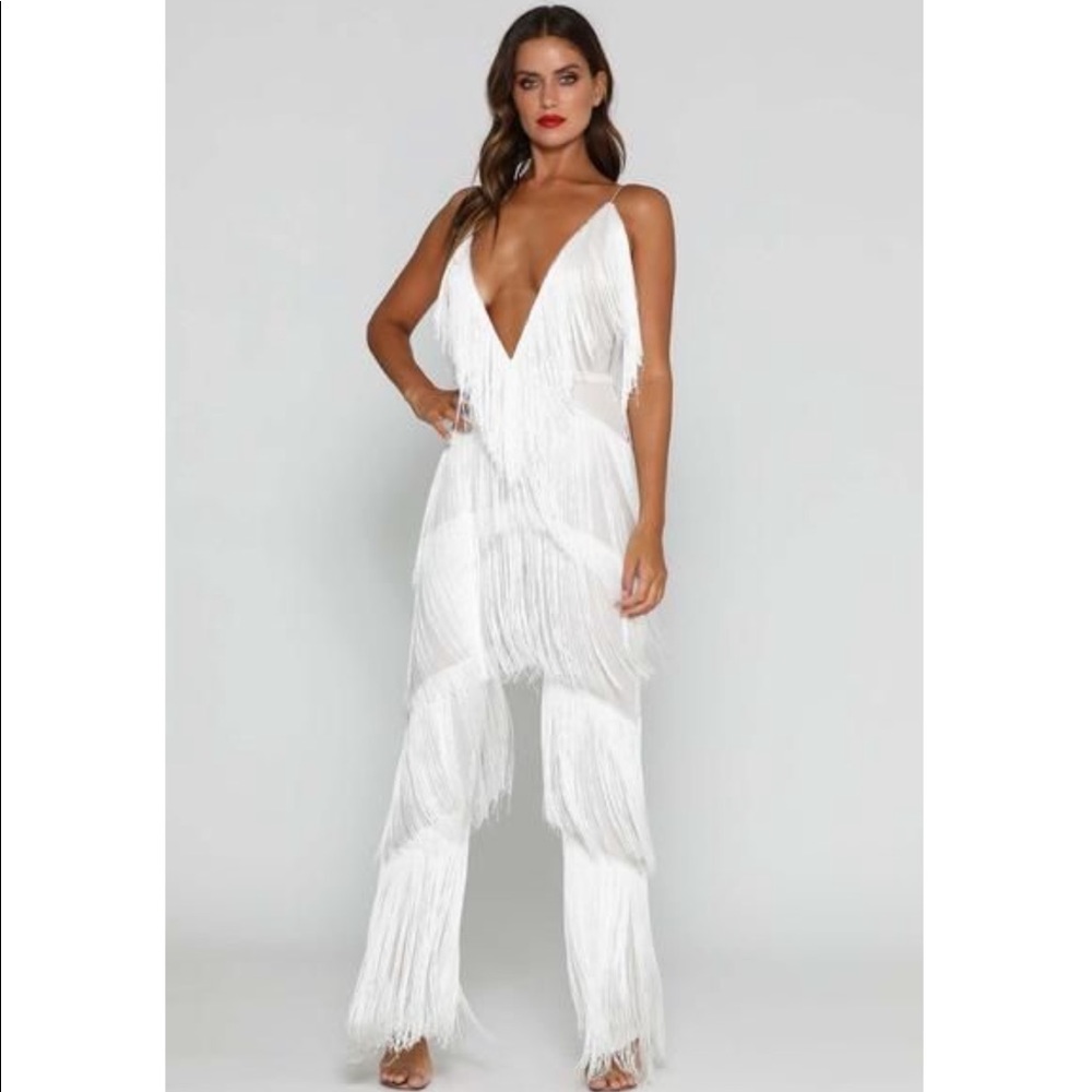 Meshki Malia (tassel) Fringe jumpsuit